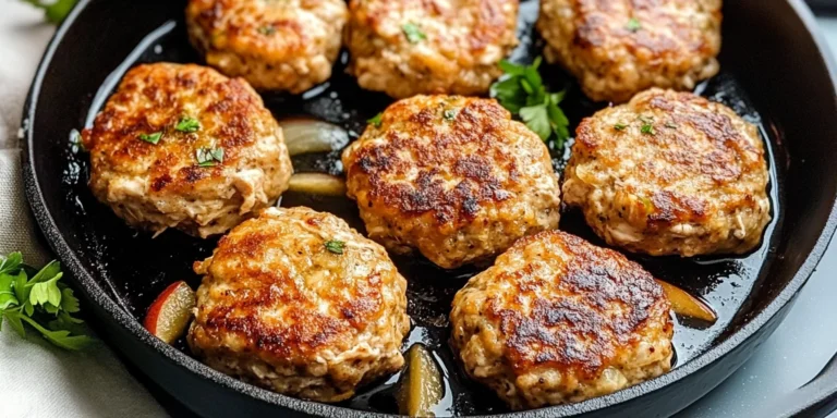 Enjoy a blend of sweet and savory with Irresistible Chicken Apple Sausage Patties. Easy to make, healthy, and perfect for any meal.